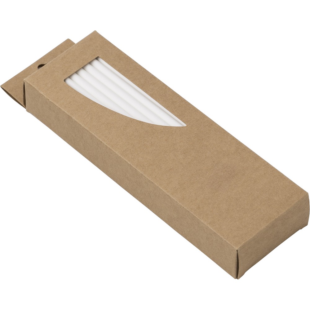 Zestaw papierowych słomek