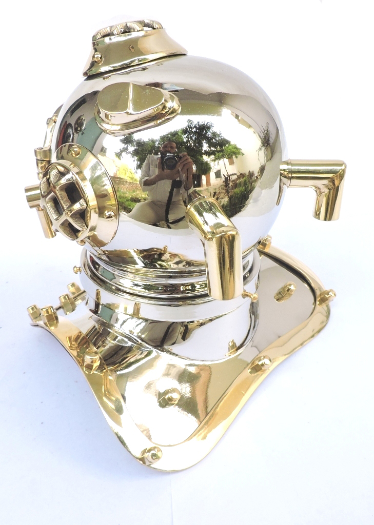 Mosiężny hełm nurka DIVER 