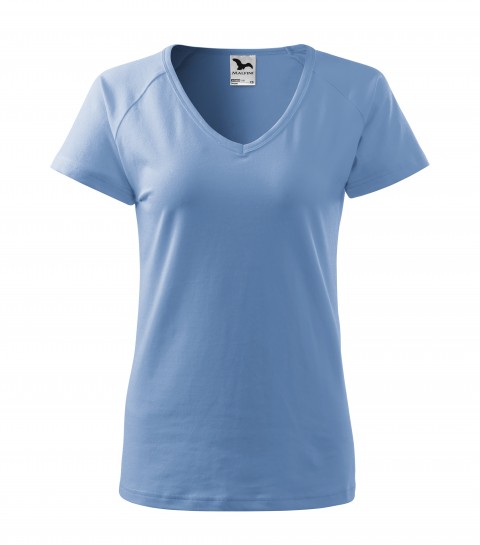 Koszulka V-neck damska