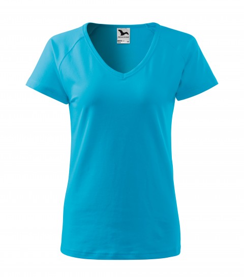 Koszulka V-neck damska