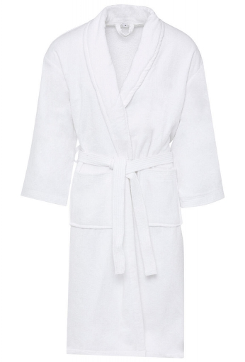 Welurowy szlafrok kąpielowy