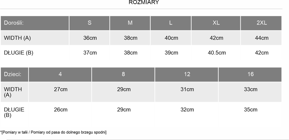 AQUA Spodenki kąpielowe