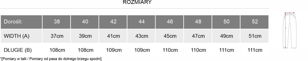 RITZ Męskie długie spodnie.