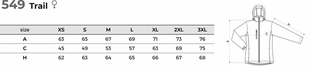 Trail Softshell kurtka damska