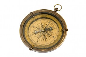 Mosiężny kompas 