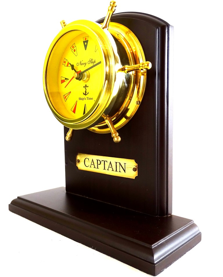 Mosiężny zegar marynistyczny 