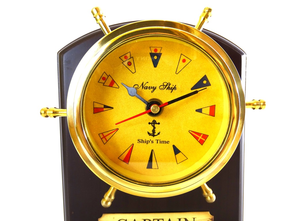 Mosiężny zegar marynistyczny 