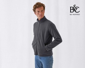 Mikropolar męski z długim zamkiem