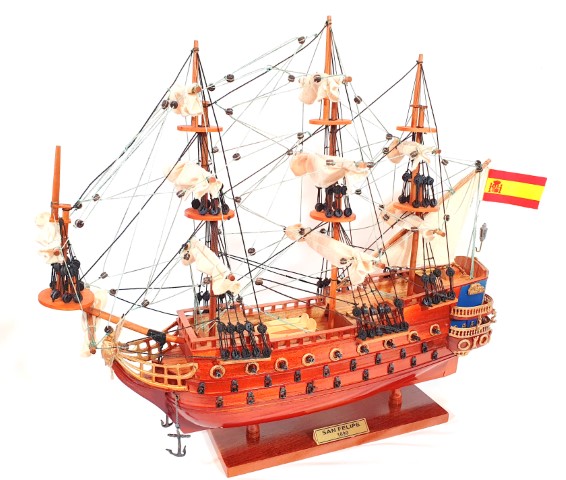 Ekskluzywny model galeonu San Felipe