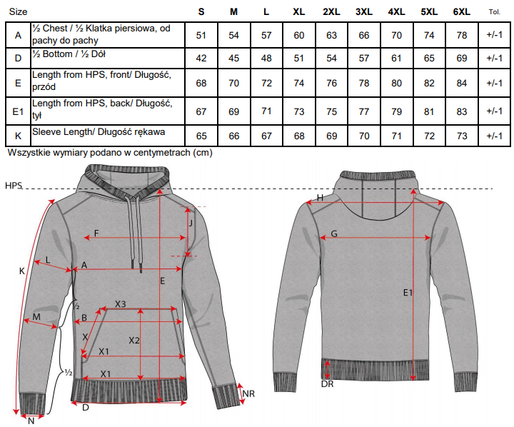 Bluza męska z kapturem