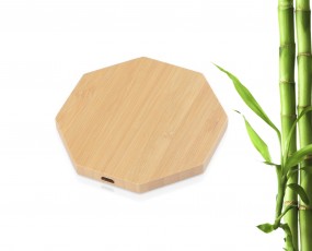 Bambusowa ładowarka bezprzewodowa 5W