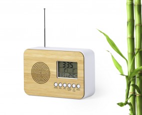 Zegar na biurko z alarmem i radio