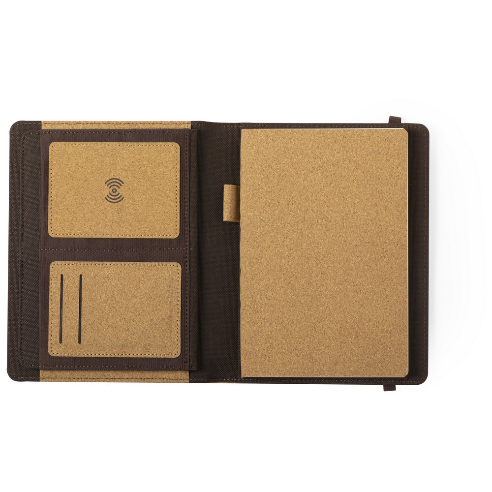 Teczka konferencyjna A5 z notatnikiem i ładowarka 