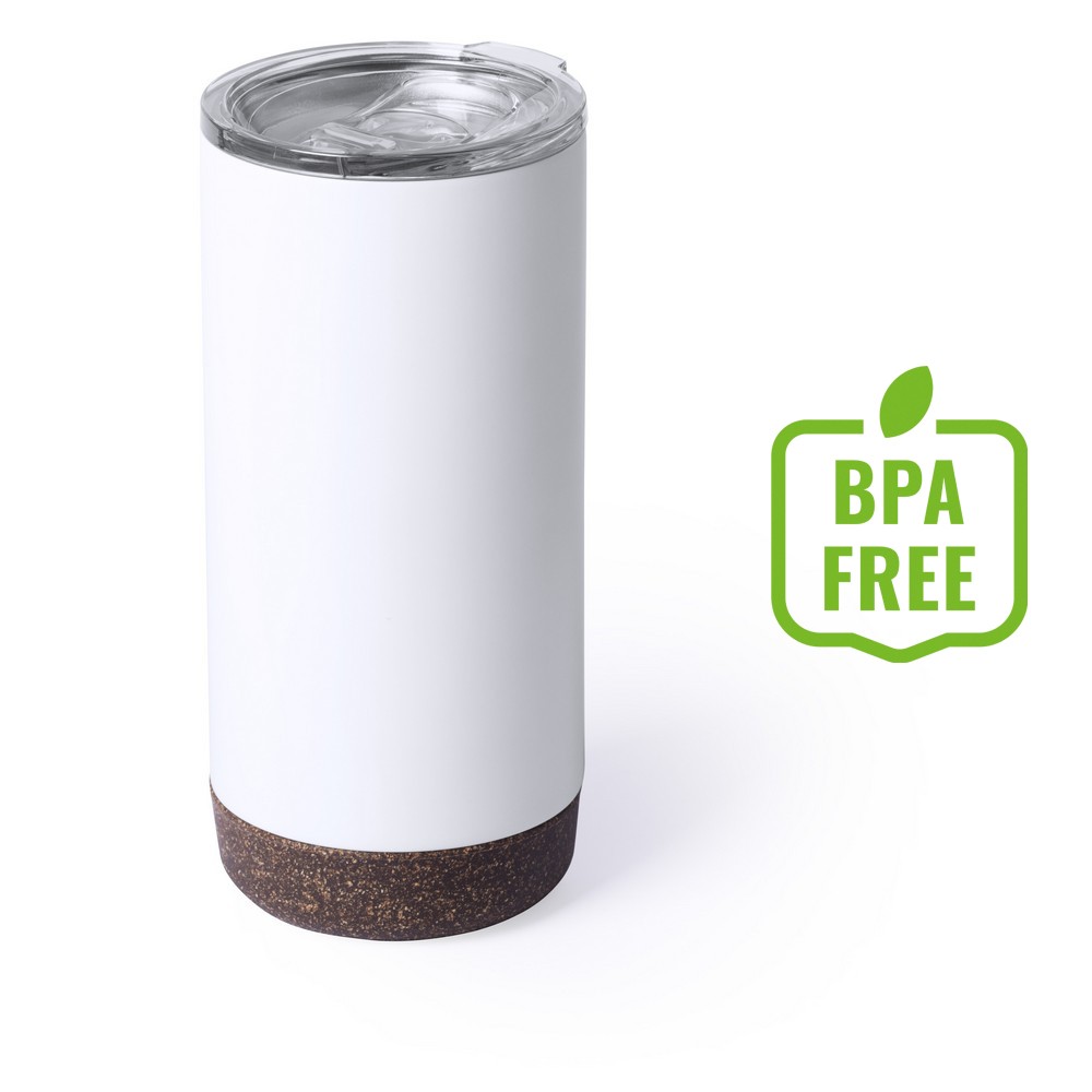 Kubek podróżny 500 ml, korkowy element